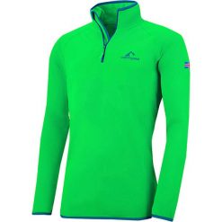Bluza polarowa "Hekla" w kolorze zielono-niebieskim. Zielone bluzy męskie Westfjord, xl, bez wzorów, z materiału, ze stójką, bez rękawów, bez kaptura. W wyprzedaży za 75,95 zł.