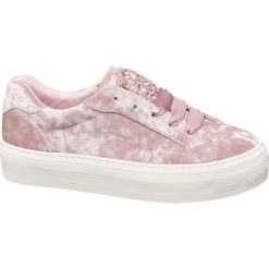 Sneakersy damskie Catwalk różowe. Różowe sneakersy damskie marki Catwalk, z gumy. Za 119,90 zł.