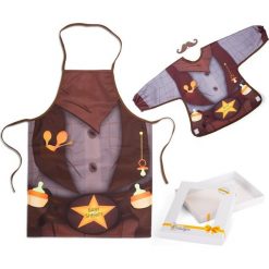 Baby Sheriff - śliniak i fartuch. Brązowe śliniaki marki Baby Gadgets. Za 68,19 zł.