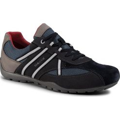 Sneakersy GEOX - U Ravex C U023FC 0AU14 C4458 Navy/Denim. Niebieskie sneakersy męskie Geox, na co dzień, bez wzorów, z zamszu, klasyczne, bez zapięcia. W wyprzedaży za 249,00 zł.
