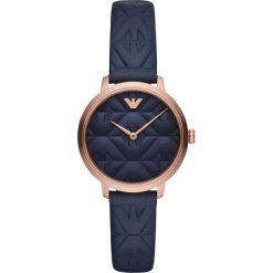 Zegarek EMPORIO ARMANI - Modern Slim AR11231 Navy/Rose Gold. Niebieskie zegarki damskie Emporio Armani. W wyprzedaży za 699,00 zł.