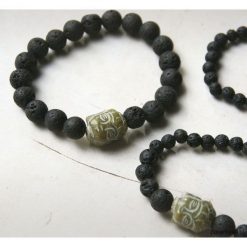 Męska bransoletka :: rzeźbiony budda. Bransoletki męskie Pakamera. Za 89,00 zł.