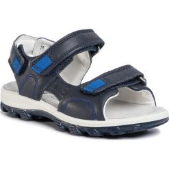Sandały PRIMIGI - 5391100 M Blu. Niebieskie sandały chłopięce Primigi, ze skóry, bez zapięcia. Za 179,00 zł.