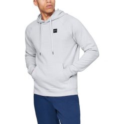 Under Armour Rival Bluza Szary. Szare bluzy męskie Under Armour, xs, bez wzorów, z bawełny, bez kołnierzyka, bez rękawów, bez kaptura. Za 240,95 zł.