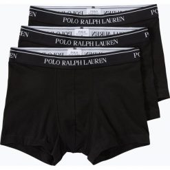 Polo Ralph Lauren - Obcisłe bokserki męskie pakowane po 3 szt., czarny. Czarne bokserki męskie marki Polo Ralph Lauren, z bawełny. Za 199,95 zł.