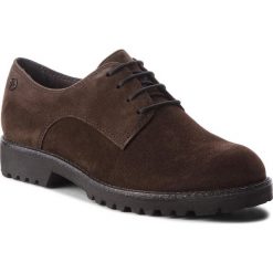 Oxfordy TAMARIS - 1-23725-21 Dark Olive 713. Pomarańczowe jazzówki damskie Tamaris, bez obcasa, na obcasie, bez zapięcia. W wyprzedaży za 199,00 zł.