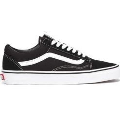 Vans Old Skool Trampki Czarny. Czarne trampki męskie Vans, bez wzorów, ze skóry, bez zapięcia. Za 342,95 zł.