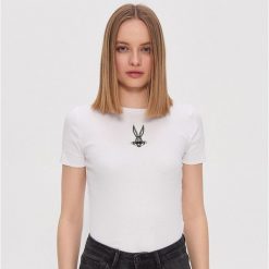 Koszulka Looney Tunes - Biały. Białe koszulki damskie House, s, bez wzorów, bez kołnierzyka, bez rękawów. Za 29,99 zł.