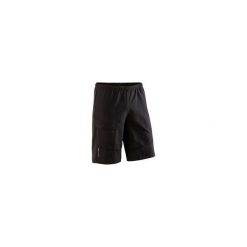 Szorty Na Rower Mtb St 100 Męskie. Czarne spodenki i szorty męskie ROCKRIDER, m, bez wzorów, z elastanu. Za 39,99 zł.