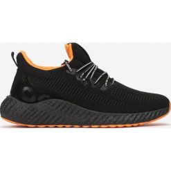 Czarno-Pomarańczowe Buty Sportowe Broken Show. Czarne buty sportowe męskie Born2be, na sznurówki. Za 99,99 zł.