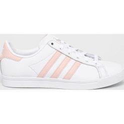 Adidas Originals - Buty Coast Star. Białe buty sportowe damskie adidas Originals, bez wzorów, ze skóry, sportowe. W wyprzedaży za 249,90 zł.