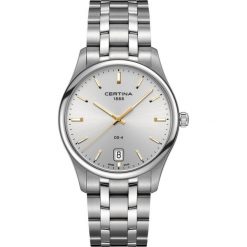 PROMOCJA ZEGAREK CERTINA GENT QUARTZ C022.610.11.031.01. Szare zegarki męskie CERTINA, złote. W wyprzedaży za 1531,20 zł.