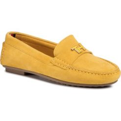 Mokasyny TOMMY HILFIGER - Hardware Mocassin FW0FW04767 Sunny ZEK. Żółte mokasyny damskie TOMMY HILFIGER, ze skóry, na płaskiej podeszwie. Za 539,00 zł.