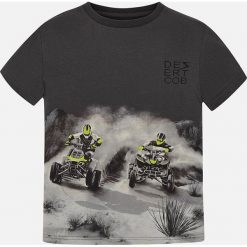Mayoral - T-shirt dziecięcy 128-172 cm. Niebieskie t-shirty chłopięce Mayoral, z nadrukiem, z bawełny, bez rękawów. W wyprzedaży za 47,90 zł.