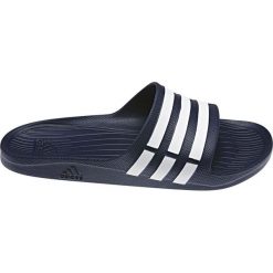 Klapki adidas Duramo Slide G15892. Białe klapki męskie Adidas, bez wzorów, z gumy. Za 119,00 zł.