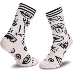 Skarpety Wysokie Damskie STANCE - Eye Opener Crew W525C18EYE White. Białe skarpetki damskie marki Stance, z elastanu. Za 49,00 zł.