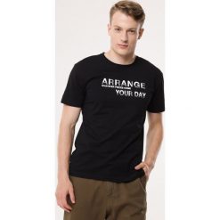 Czarna Koszulka Arrange. Czarne koszulki męskie Born2be, xl, bez wzorów, bez kołnierzyka, bez rękawów. Za 39,99 zł.