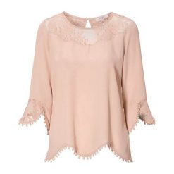 Cream Bluzka Kalanie jasnoróżowy female różowy 46. Różowe bluzki damskie Cream, s, z aplikacjami, z tkaniny, bez kołnierzyka, bez rękawów. W wyprzedaży za 235,00 zł.