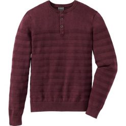 Swetry męskie: Sweter Regular Fit bonprix czerwony klonowy