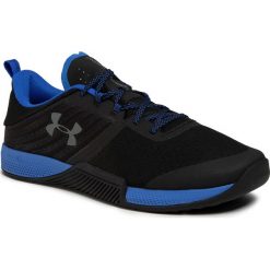 Buty UNDER ARMOUR - Ua Tribase Thrive 3021293-007 Blk. Czarne buty sportowe męskie Under Armour, z tworzywa sztucznego, bez zapięcia, na fitness i siłownię. Za 389,00 zł.