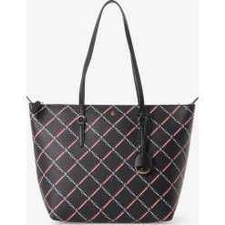 Lauren Ralph Lauren - Damska torba shopper, niebieski. Niebieskie torby damskie na zakupy Lauren Ralph Lauren, bez wzorów, eleganckie, duże, bez dodatków. Za 649,95 zł.
