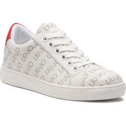 Sneakersy LIU JO - Tyra 04 B19029 P0102 White 01111. Szare półbuty damskie Liu Jo, ze skóry. W wyprzedaży za 379,00 zł.