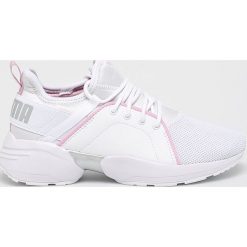 Puma - Buty Sirena. Białe buty sportowe damskie Puma, bez wzorów, z materiału, sportowe. W wyprzedaży za 239,90 zł.