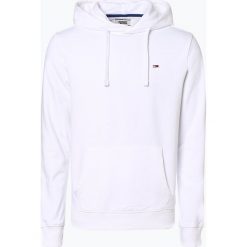 Tommy Jeans - Męska bluza nierozpinana, biały. Białe bluzy męskie Tommy Jeans, m, z napisami, z jeansu, z kapturem, bez rękawów, z kapturem. Za 299,95 zł.