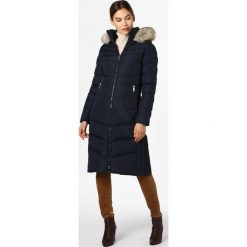 Tommy Hilfiger - Płaszcz puchowy damski, niebieski. Niebieskie płaszcze damskie TOMMY HILFIGER, s, bez wzorów, z puchu. Za 899,95 zł.