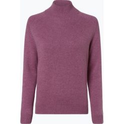 Marie Lund - Damski sweter z wełny merino, lila. Fioletowe swetry damskie marki Marie Lund, s, bez wzorów, z wełny, eleganckie, bez rękawów, bez kaptura. Za 129,95 zł.