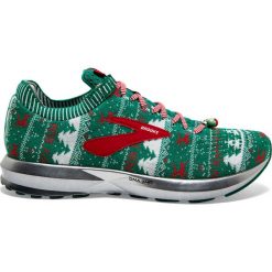 Buty Brooks Levitate 2 "Ugly Sweater" W Czerwono-Biało-Zielone. Czerwone buty sportowe damskie marki Brooks, bez wzorów, z dzianiny, wizytowe, do biegania. Za 454,99 zł.