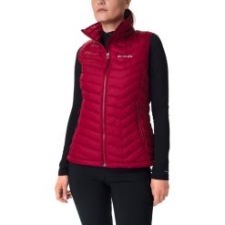 Kamizelka Powder Lite Columbia 1757411607 - czerwony. Czerwone kamizelki damskie Columbia, s, bez wzorów, bez kaptura. Za 332,99 zł.