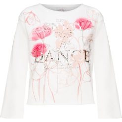 Bluza DEHA DANCE. Białe bluzy damskie Deha, z nadrukiem, z bawełny, bez rękawów, bez kaptura. Za 320,00 zł.
