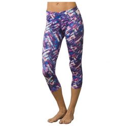 Prana Panie Capri Legginsy Roxanne Supernova Fractal (Rozmiar L). Szare spodnie damskie PrAna, l, bez wzorów, na fitness i siłownię. W wyprzedaży za 159,00 zł.
