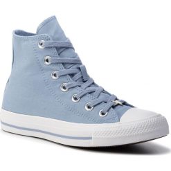 Trampki CONVERSE - Ctas Hi indigo Fog 564420C Indigo Fog/White/W. Niebieskie półbuty damskie Converse, bez wzorów, z gumy, bez zapięcia. W wyprzedaży za 219,00 zł.