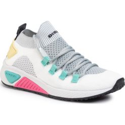 Sneakersy DIESEL - S-Kb Athl Lace W Y01999 P2215 H7974 Star White/Vaporous. Białe półbuty damskie Diesel, na co dzień, bez wzorów, z tworzywa sztucznego, retro, bez obcasa, na płaskiej podeszwie, bez zapięcia. Za 499,00 zł.