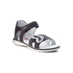 LASOCKI KIDS CI12-2850-01 Granatowy. Niebieskie sandały dziewczęce Lasocki Kids, ze skóry, bez zapięcia. Za 89,99 zł.