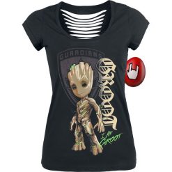 Bluzki damskie: Guardians Of The Galaxy 2 – Groot Shield Koszulka damska czarny