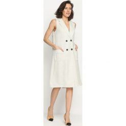 Sukienki: Kremowa Sukienka Elegance And Chic