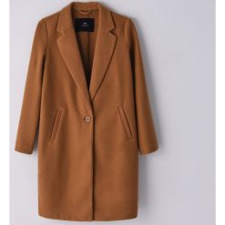 Gładki płaszcz -. Płaszcze damskie Cropp, s, bez wzorów. Za 139,99 zł.