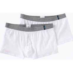 Schiesser - Obcisłe bokserki męskie pakowane po 2 szt., biały. Białe bokserki męskie Schiesser, bez wzorów, z dżerseju. Za 139,95 zł.