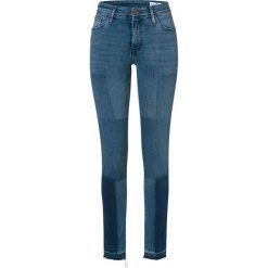 Dżinsy "Anya" - Slim fit - w kolorze niebieskim. Niebieskie jeansy damskie Cross Jeans, l, z podwyższonym stanem. W wyprzedaży za 98,95 zł.