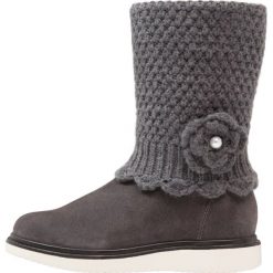 Geox THYMAR Kozaki dark grey. Niebieskie buty zimowe damskie marki Roxy, z tworzywa sztucznego, na wysokim obcasie. W wyprzedaży za 219,45 zł.