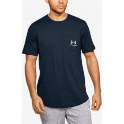 Under Armour Sportstyle Koszulka Niebieski. Niebieskie podkoszulki męskie Under Armour, xl, bez wzorów, z bawełny, z krótkim rękawem. Za 171,95 zł.