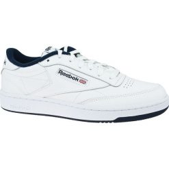 Reebok Club C AR0457 buty sneakers, buty sportowe męskie białe 42. Białe buty sportowe męskie Reebok, ze skóry, bez zapięcia, tenisowe, reebok club. W wyprzedaży za 259,99 zł.