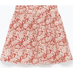 Spódnica "Pizabay" w kolorze czerwono-kremowym. Czerwone spódniczki damskie American Vintage, xs, bez wzorów, z bawełny, z podwyższonym stanem, mini, rozkloszowane. W wyprzedaży za 193,95 zł.