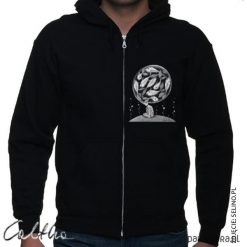 Ryby - bluza rozpinana unisex. Czarne bluzy damskie Pakamera, m, z kapturem. Za 149,00 zł.
