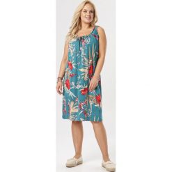 Miętowa Sukienka Galidora. Zielone sukienki damskie Born2be, na lato, xl, bez wzorów, bez kołnierzyka, bez rękawów. W wyprzedaży za 44,99 zł.