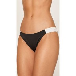Calvin Klein Jeans - Figi kąpielowe. Czarne stroje kąpielowe damskie s, z nadrukiem, z elastanu. Za 179,90 zł.