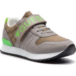 Sneakersy GUESS - Rudy FI5RUD ESU12 GREY. Szare półbuty dziewczęce Guess, na rzepy. Za 239,00 zł.